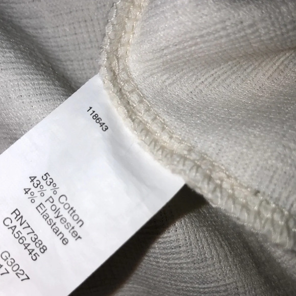 Madewell size small ivory cold shoulder top - Picture 9 of 10